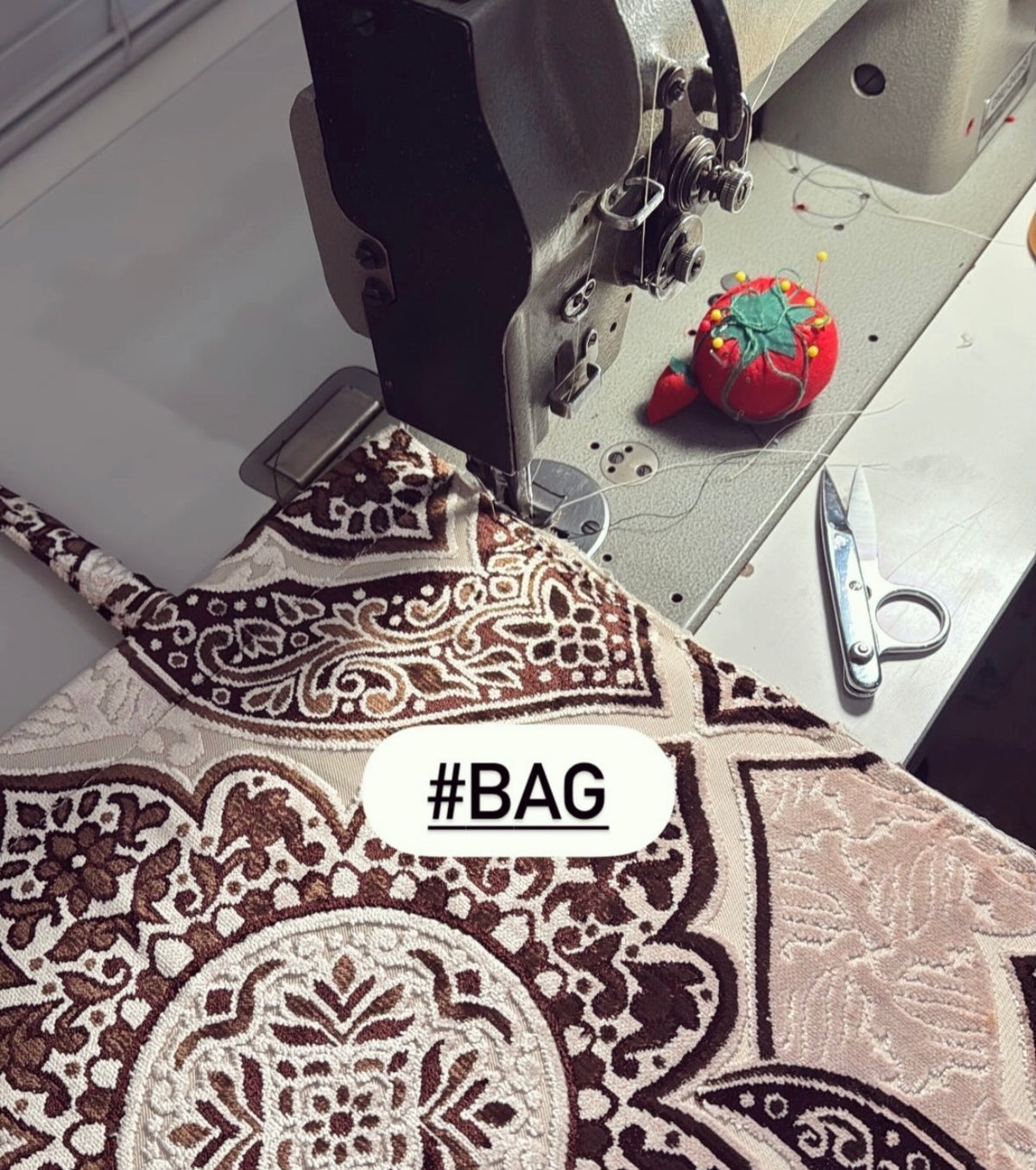 Textured Silk Yakar Totebag